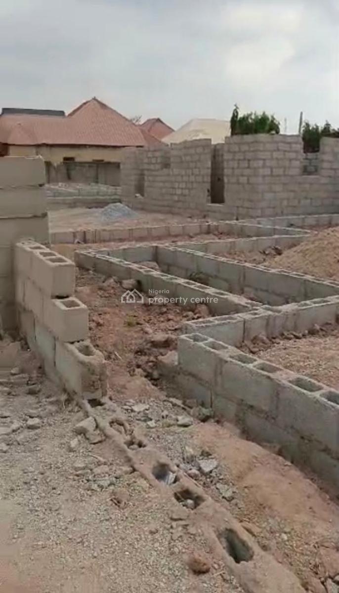 50 By 50 Size of Land, with Bungalow Foundation, Behind International Market, Karu, Karu, Nasarawa, Residential Land for Sale