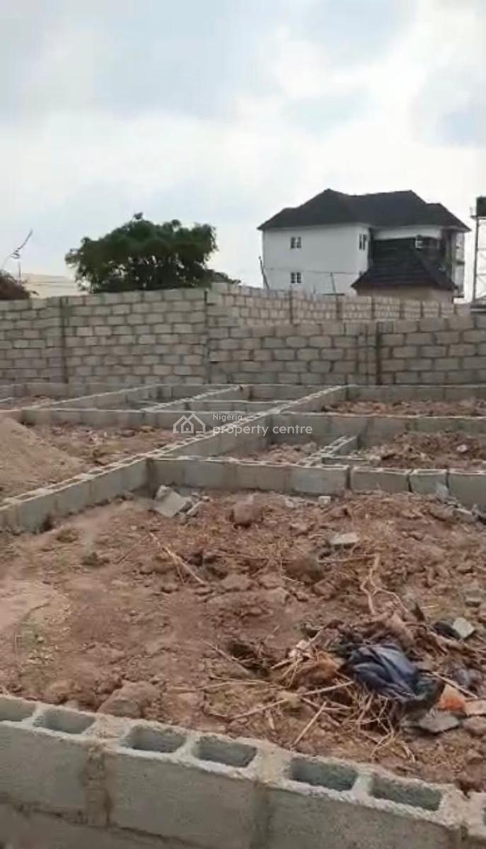 50 By 50 Size of Land, with Bungalow Foundation, Behind International Market, Karu, Karu, Nasarawa, Residential Land for Sale