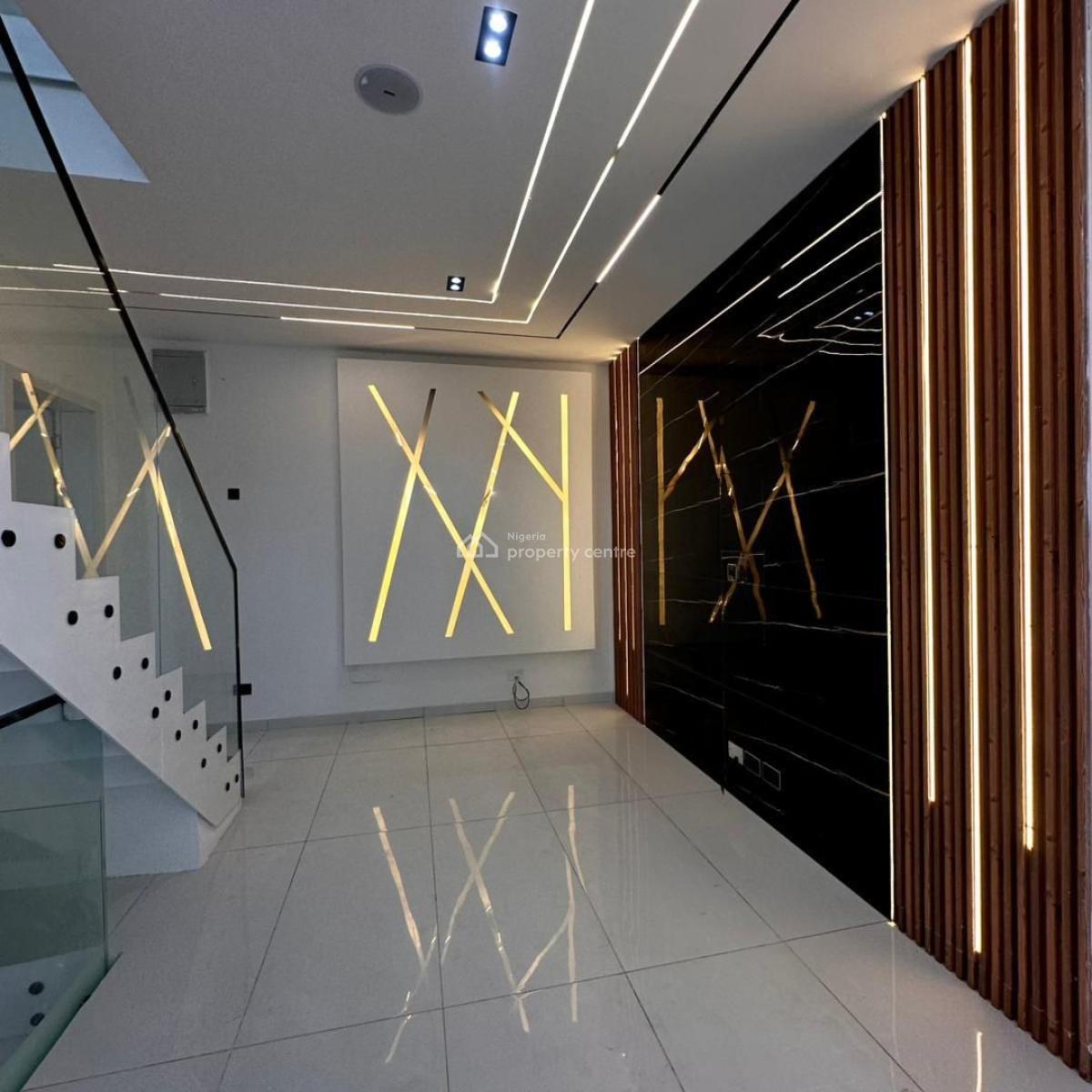 Exquisitely Crafted 4 Bedroom Semi-detached Duplex with Bq, Situated in a Secure and Highly Sought-after Area., Lekki, Lagos, Detached Duplex for Sale