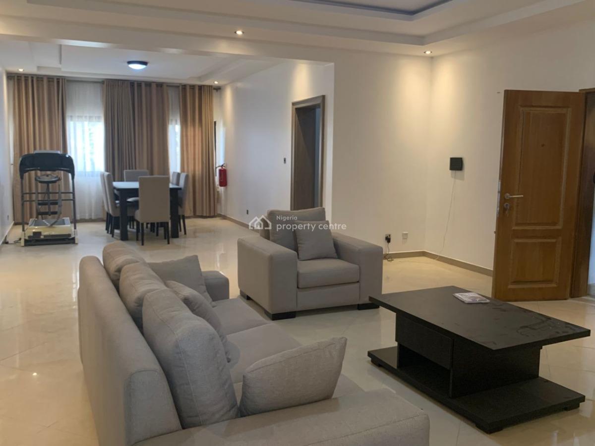 Luxury Furnished & Serviced 3 Bedroom Apartment, British Village, Wuse 2, Abuja, Flat / Apartment for Rent