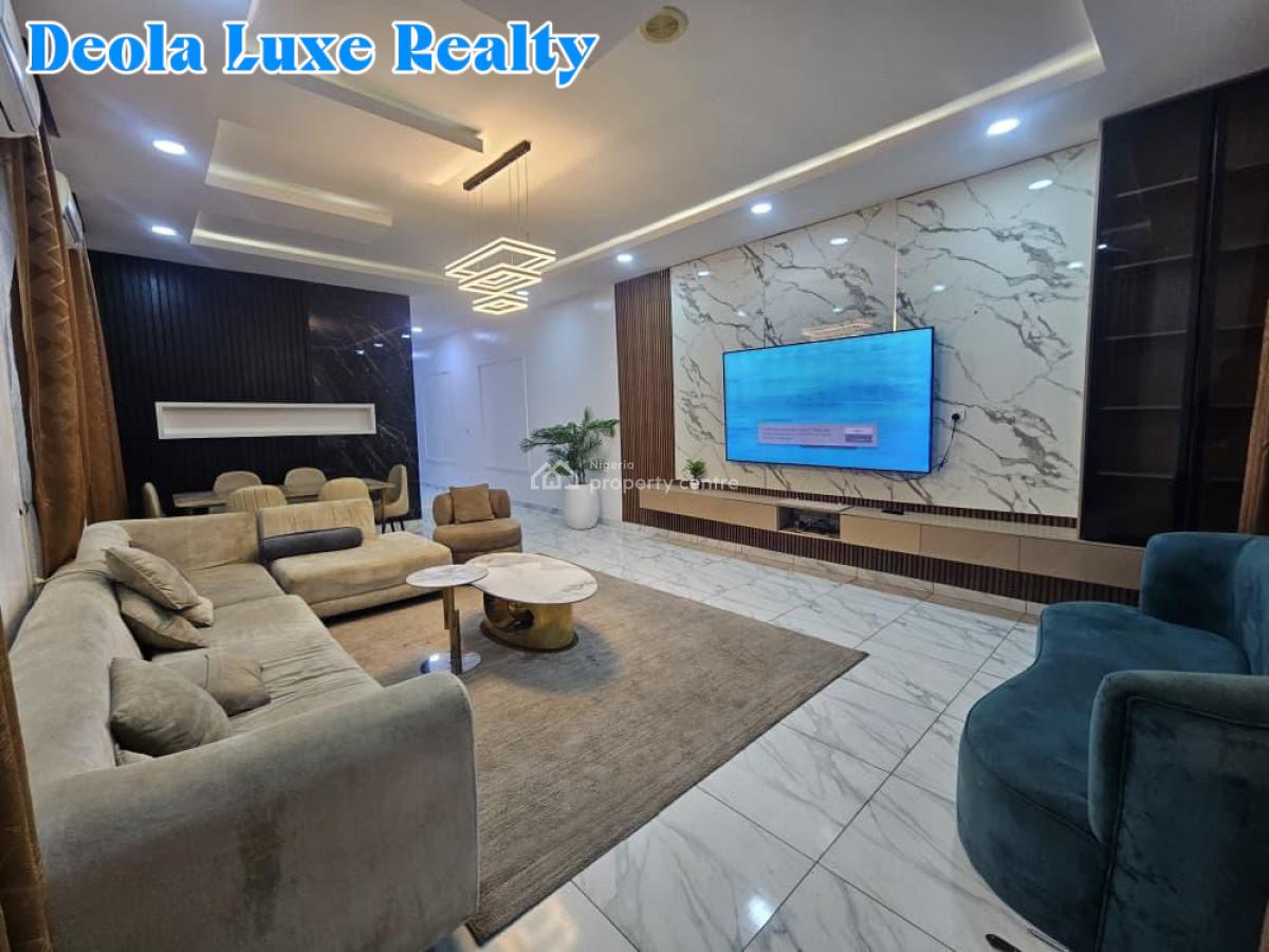 a Luxury Built 4 Bedroom Semi Detached Duplex with Furnitures, Oral Estate, Lekki, Lagos, Detached Duplex for Rent