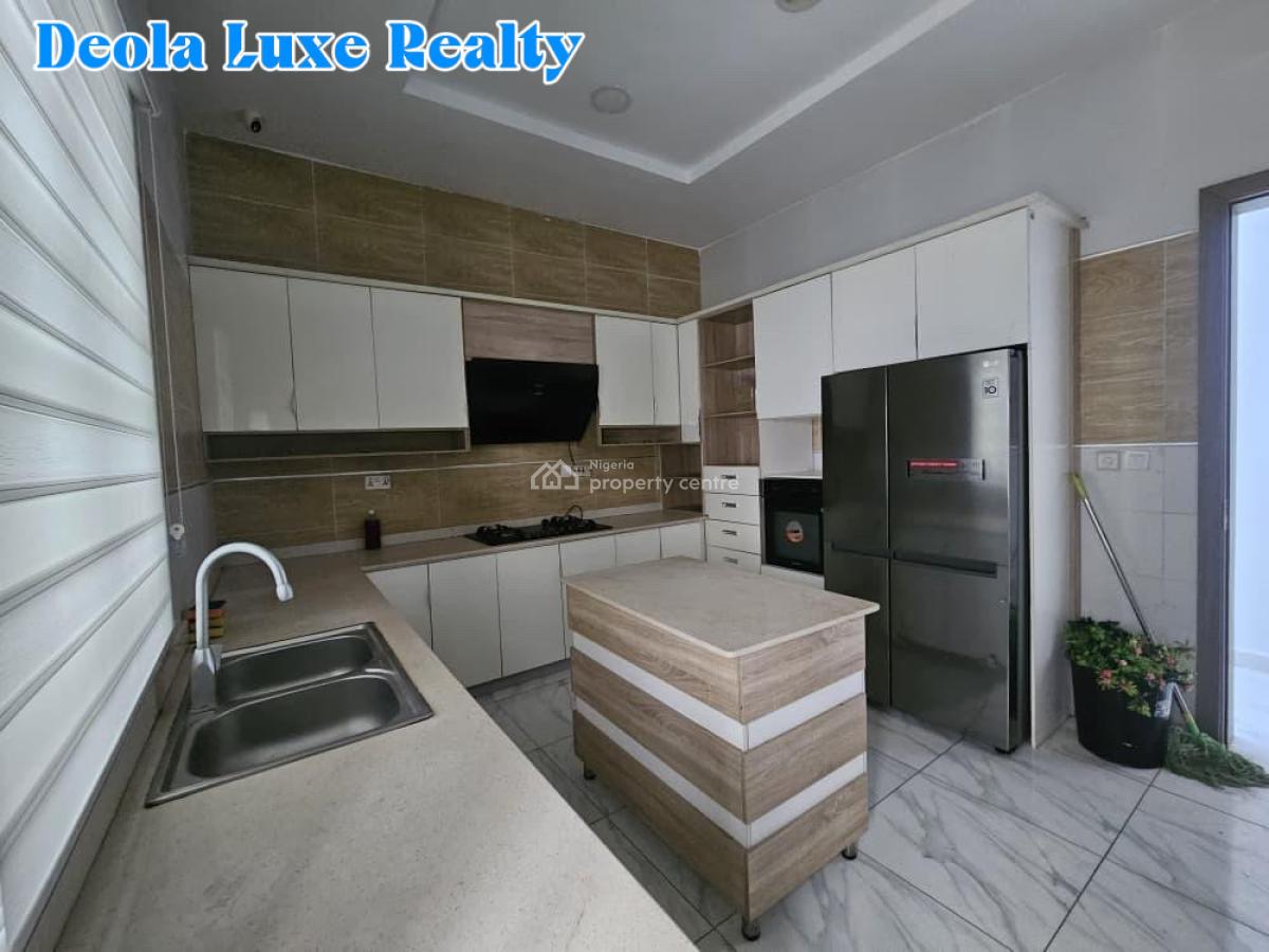 a Luxury Built 4 Bedroom Semi Detached Duplex with Furnitures, Oral Estate, Lekki, Lagos, Detached Duplex for Rent