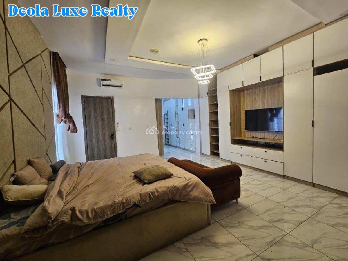 a Luxury Built 4 Bedroom Semi Detached Duplex with Furnitures, Oral Estate, Lekki, Lagos, Detached Duplex for Rent