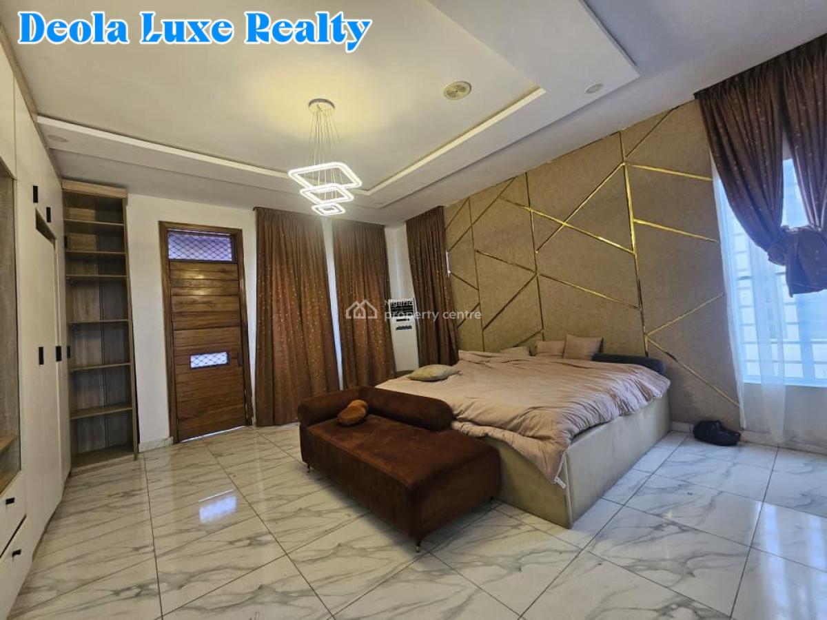 a Luxury Built 4 Bedroom Semi Detached Duplex with Furnitures, Oral Estate, Lekki, Lagos, Detached Duplex for Rent