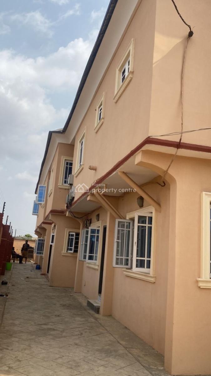 4 Solid Unit of 3 Bedroom Flat  Well Finished with No Need of Renovati, Hammadiya Ojokoro Abule Egba Lagos, Abule Egba, Agege, Lagos, Block of Flats for Sale