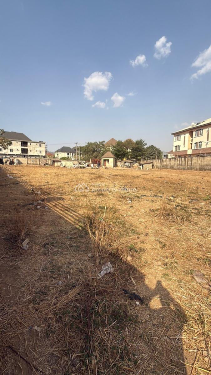 Fenced 3397 Sqm Residential Plot, Cofo Tarred Access Road, By Gold Court Estate, Secured Neighborhood, Katampe (main), Katampe, Abuja, Residential Land for Sale