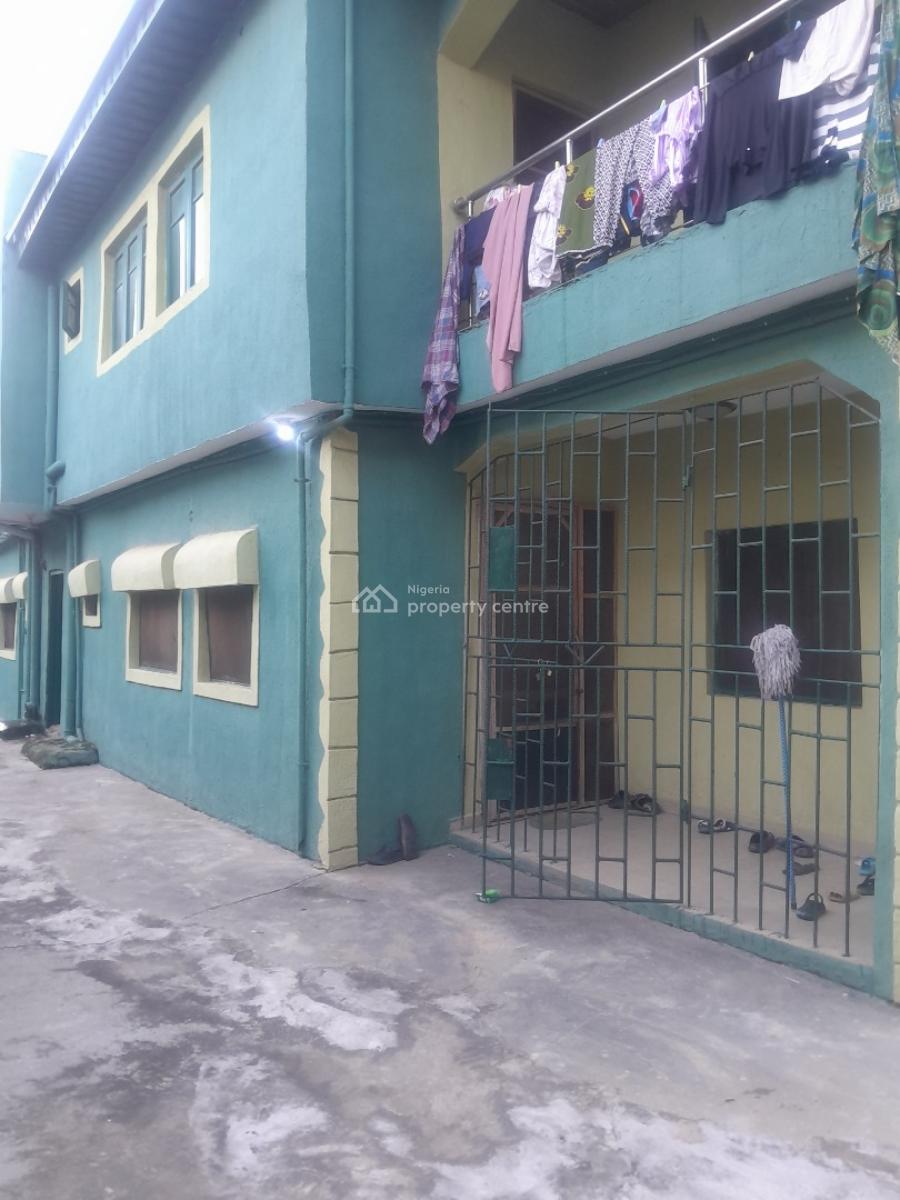 Standard 4-units of 3-bedroom Flat with 4toilets and 3bath, Idimu Bus-stop, Egbeda, Alimosho, Lagos, Block of Flats for Sale