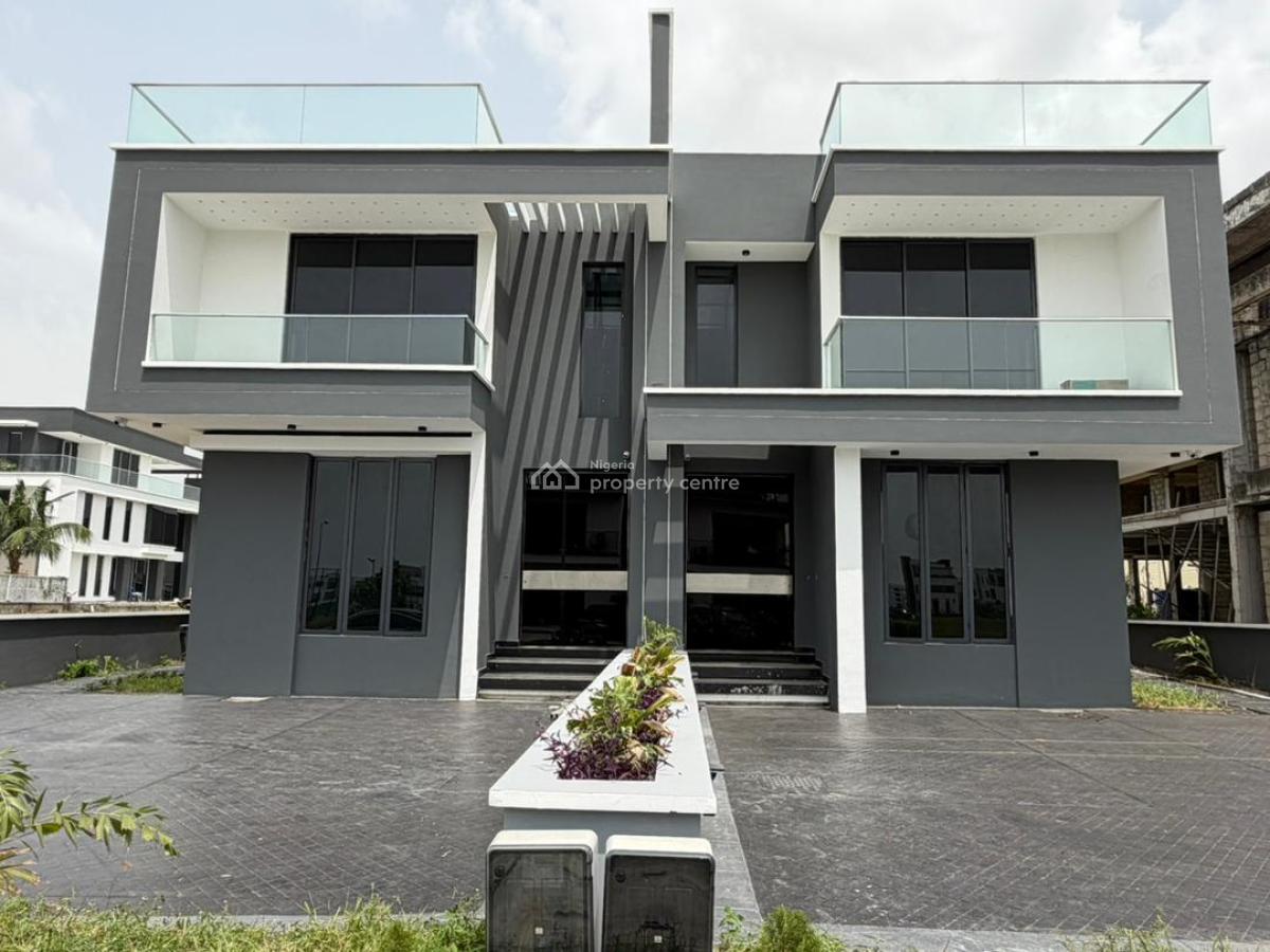 Well Built Exquisite 5 Bedroom Detached Duplex with Pool, Gazebol & Bq, Cowrie Creek Estate, Ikate, Lekki, Lagos, Semi-detached Duplex for Sale