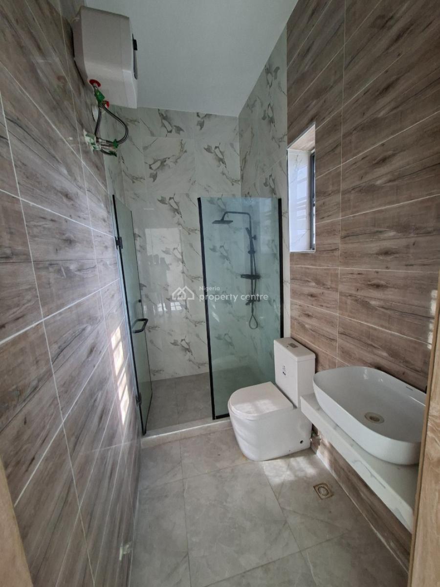 Newly Built 4besroom Semi Detached Duplex with Bq & Pool, Chevron Alternative in an Eatate, Lekki, Lagos, Semi-detached Duplex for Sale