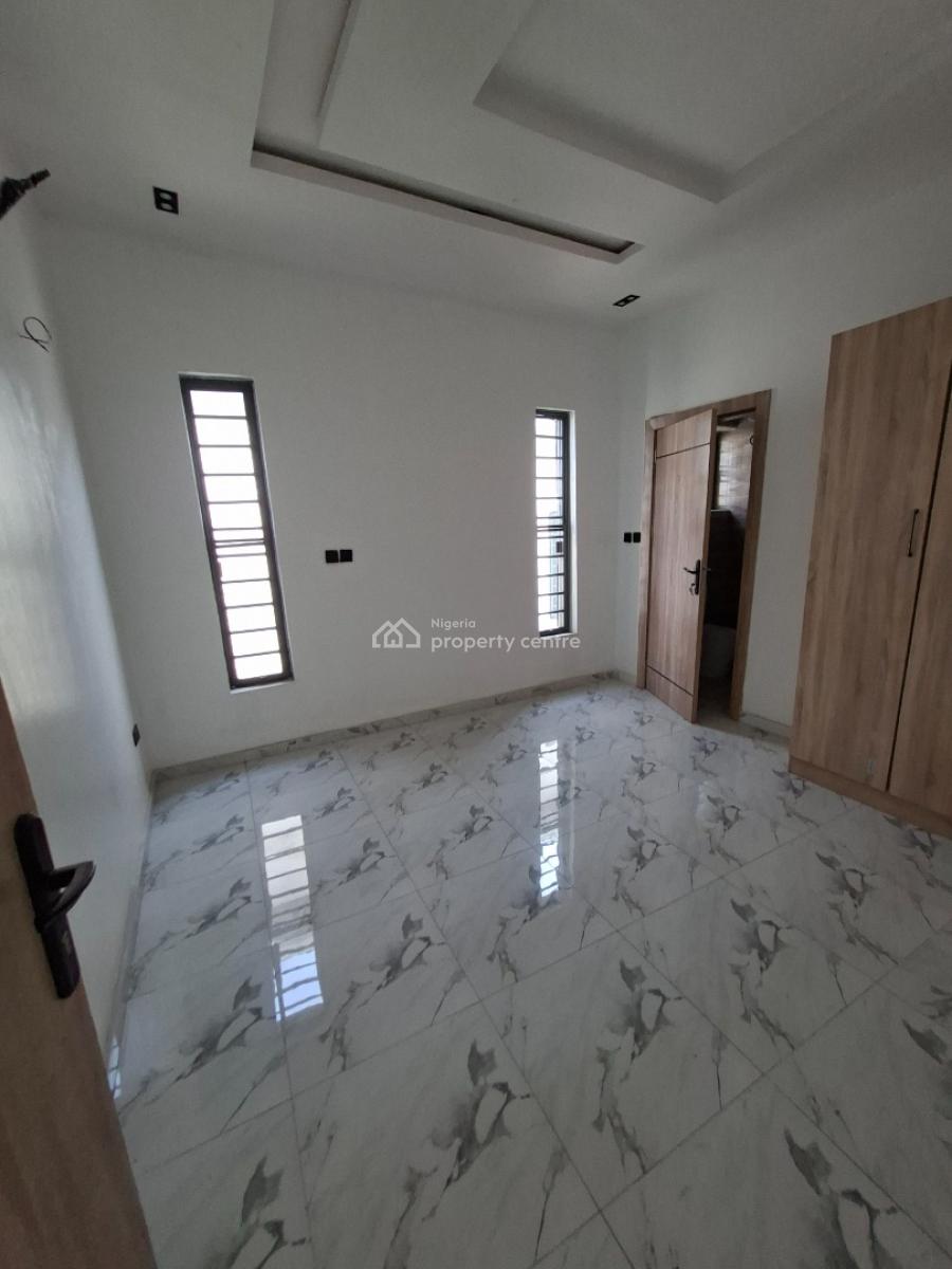 Newly Built 4besroom Semi Detached Duplex with Bq & Pool, Chevron Alternative in an Eatate, Lekki, Lagos, Semi-detached Duplex for Sale