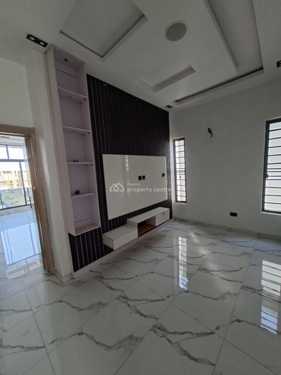Newly Built 4besroom Semi Detached Duplex with Bq & Pool, Chevron Alternative in an Eatate, Lekki, Lagos, Semi-detached Duplex for Sale
