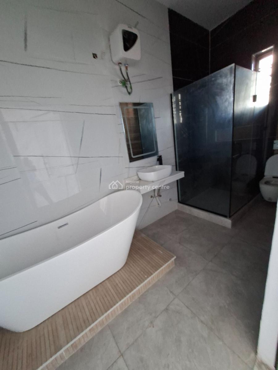 Newly Built 4besroom Semi Detached Duplex with Bq & Pool, Chevron Alternative in an Eatate, Lekki, Lagos, Semi-detached Duplex for Sale