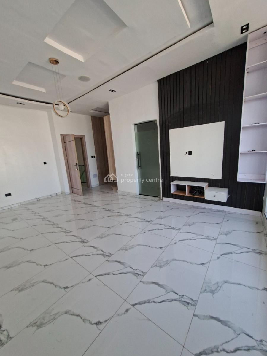 Newly Built 4besroom Semi Detached Duplex with Bq & Pool, Chevron Alternative in an Eatate, Lekki, Lagos, Semi-detached Duplex for Sale