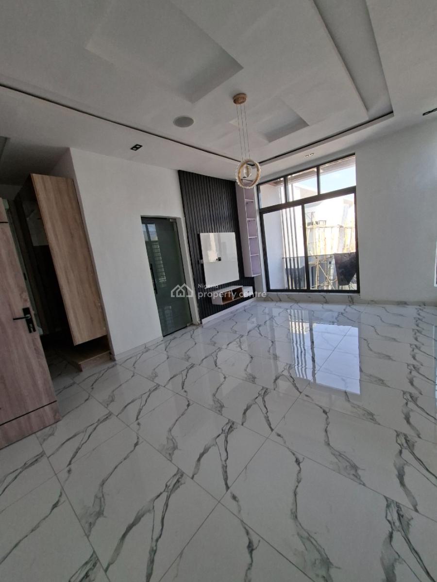 Newly Built 4besroom Semi Detached Duplex with Bq & Pool, Chevron Alternative in an Eatate, Lekki, Lagos, Semi-detached Duplex for Sale