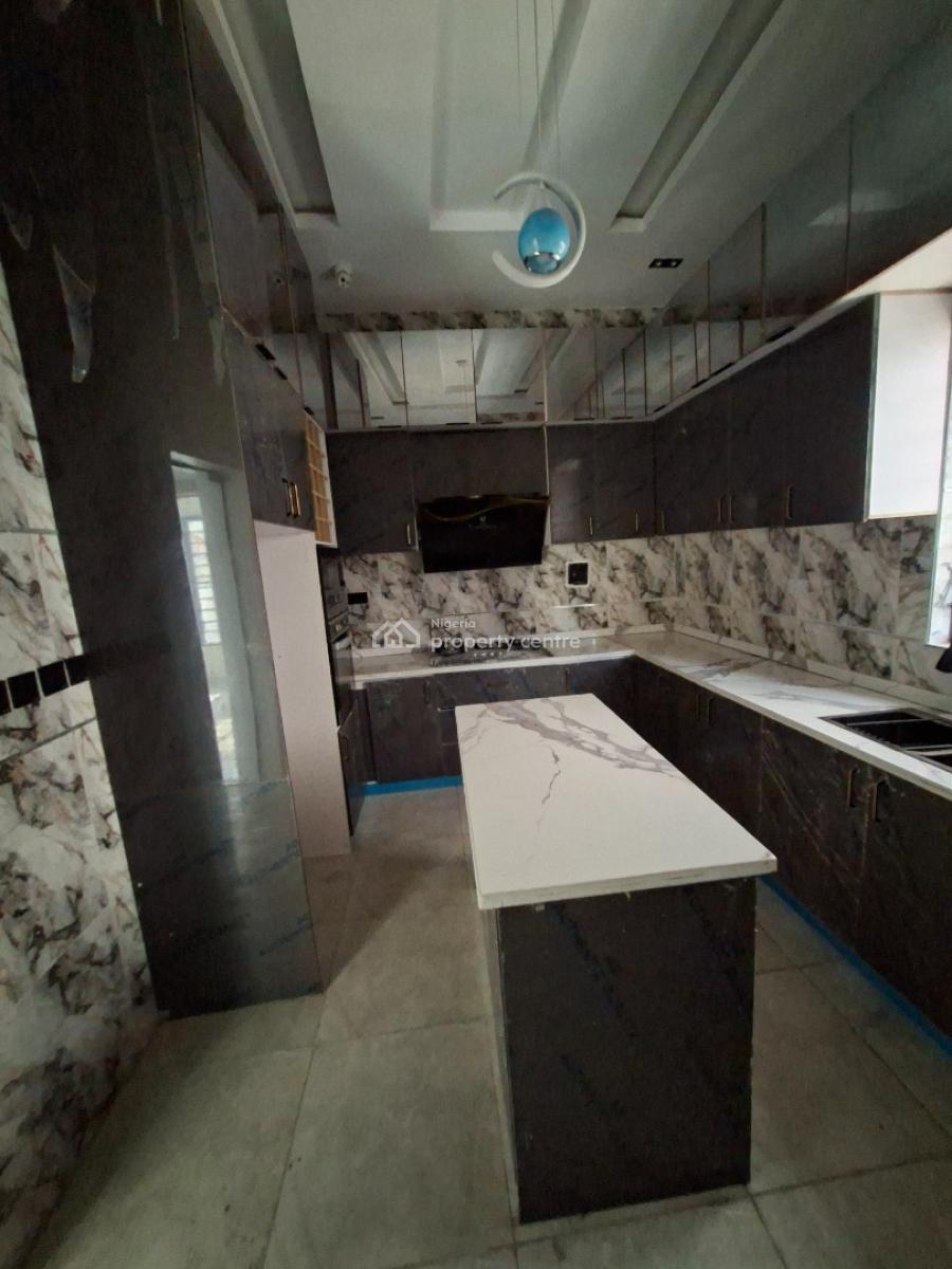 Newly Built 4besroom Semi Detached Duplex with Bq & Pool, Chevron Alternative in an Eatate, Lekki, Lagos, Semi-detached Duplex for Sale