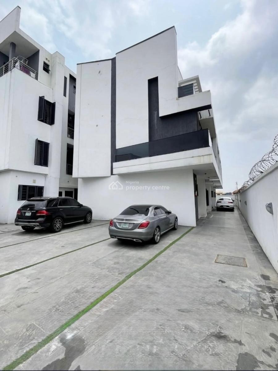 3 Bedroom Terrace with Bq, 3 Bedroom Terrace in a Fully Secured Estate for Rent, Ologolo, Lekki, Lagos, Terraced Duplex for Sale