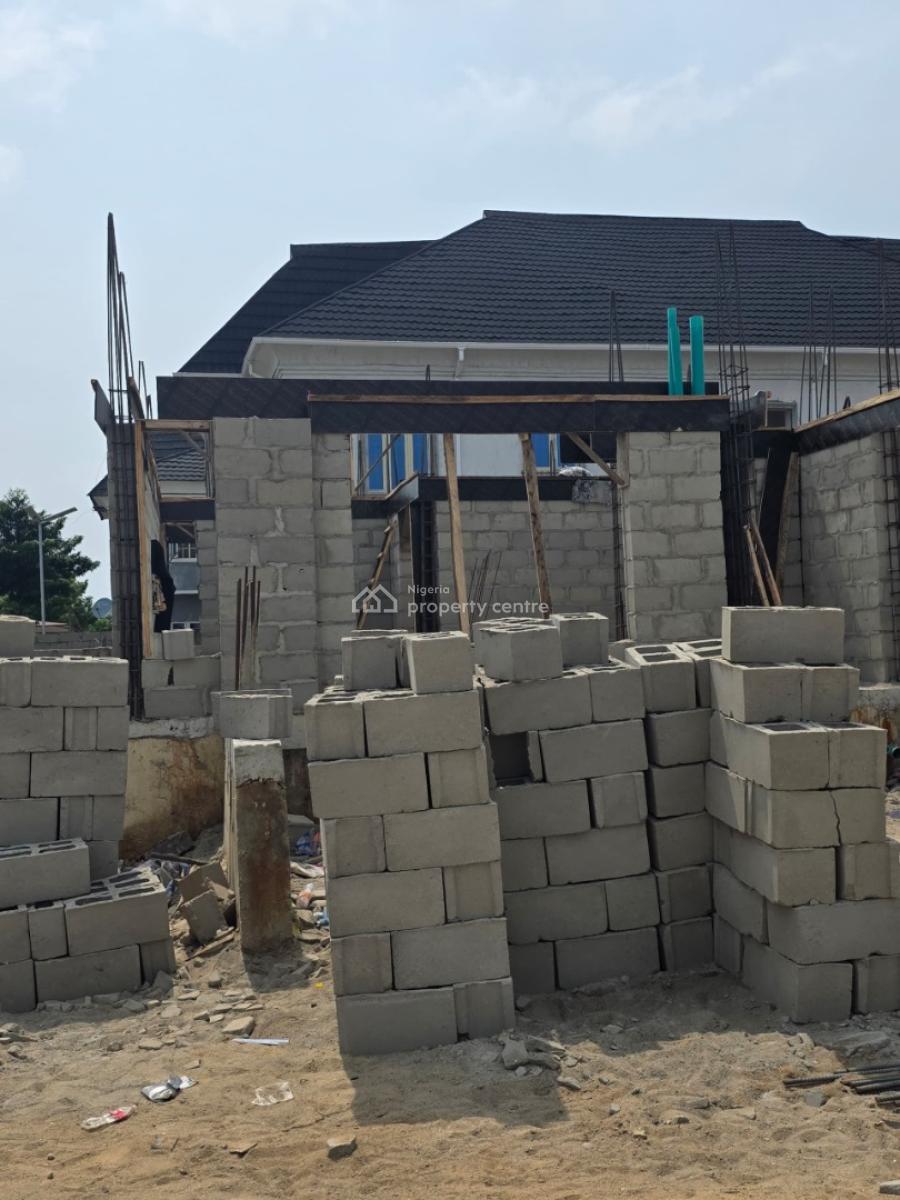 Stunning 3 Bedroom Terrace Duplex with Spacious Studio Apartment, Inside Atican Beachview Estate, Adjacent Atican Beach & 15 Min to Vi, Lekki, Lagos, Terraced Duplex for Sale