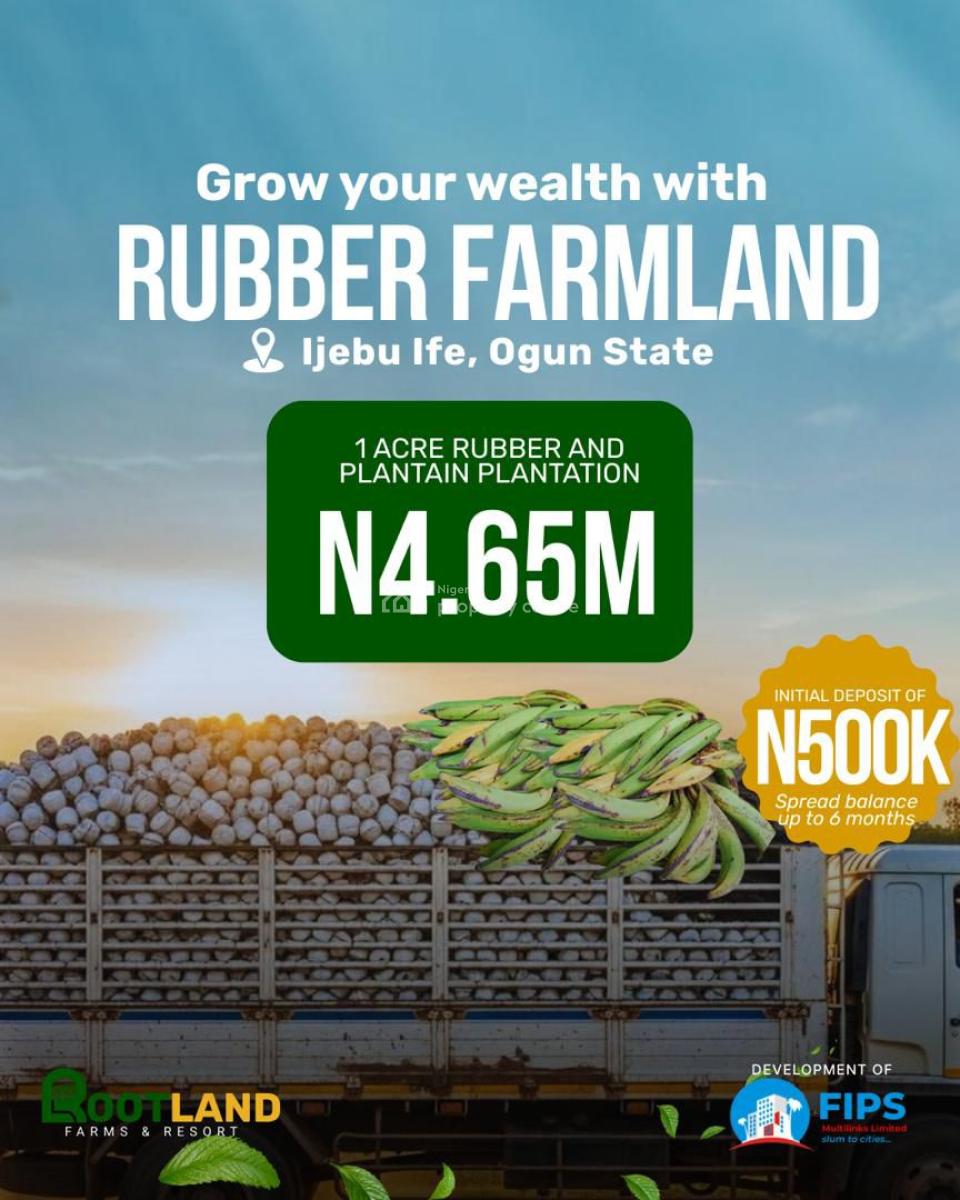 Agriculture Farm Land, Rootland Farms and Resort, Ijebu Ode, Ogun, Mixed-use Land for Sale