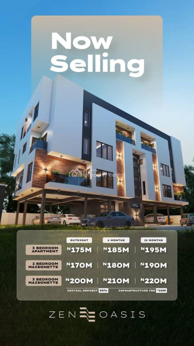 Zen Oasis Estate, Along The Coastal Road Road By Alpha Beach Eti Osa, Lekki Phase 2, Lekki, Lagos, Block of Flats for Sale