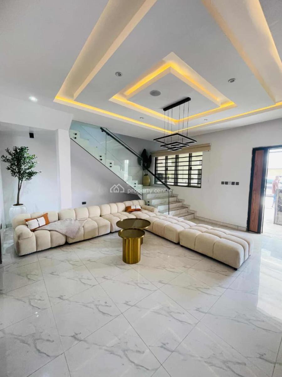 Lovely 4bedroom Terrace Duplex with a Bq, Chevron, Lekki, Lagos, Terraced Duplex for Sale