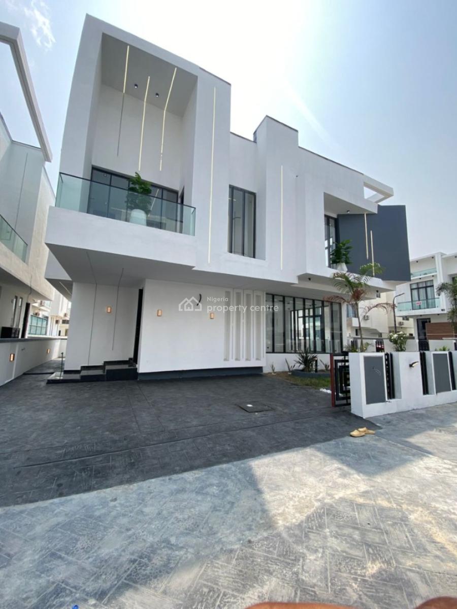 Impeccable 5bedroom Duplex with a Bq Located in an Estate, Chevron, Lekki, Lagos, Detached Duplex for Sale