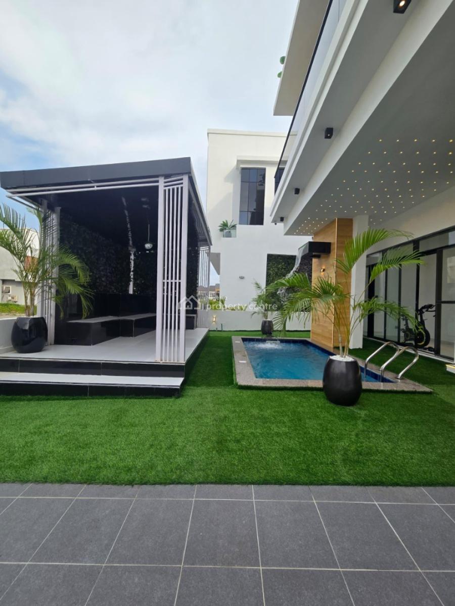 Magnificent 5bedroom Duplex with a Bq,pool, Cinema in an Estate, Chevron, Lekki, Lagos, Detached Duplex for Sale