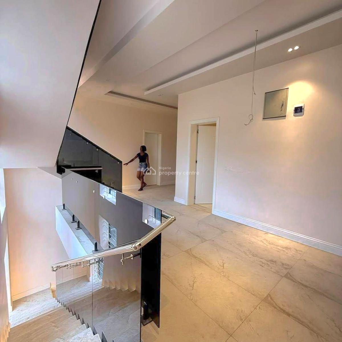 Luxury 5-bedroom Gated Semi-detached Duplex (corner Piece), Guzape District, Abuja, Semi-detached Duplex for Sale