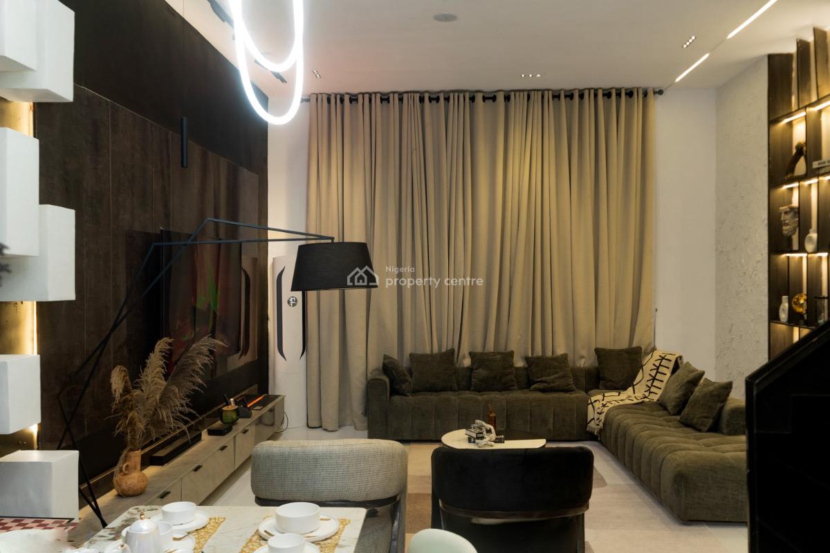 Tastefully Designed 4 Bedroom Semi Detached Duolex ( Private Compound), Ikate Lekki, Ilasan, Lekki, Lagos, Semi-detached Duplex Short Let