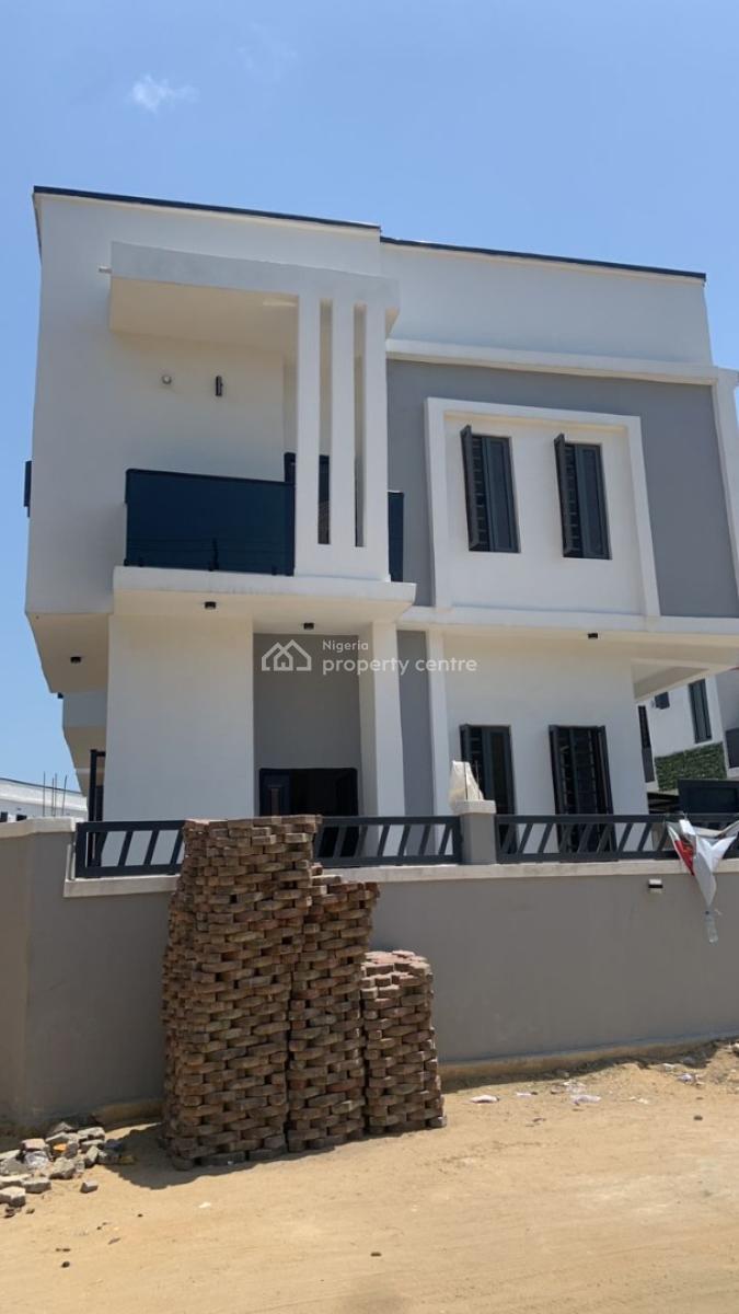 4 Bedrooms Semi Detached with Bq Governors Consent, Buildin Permit, Close Abraham Adesanya, Lekki, Lagos, Semi-detached Duplex for Sale