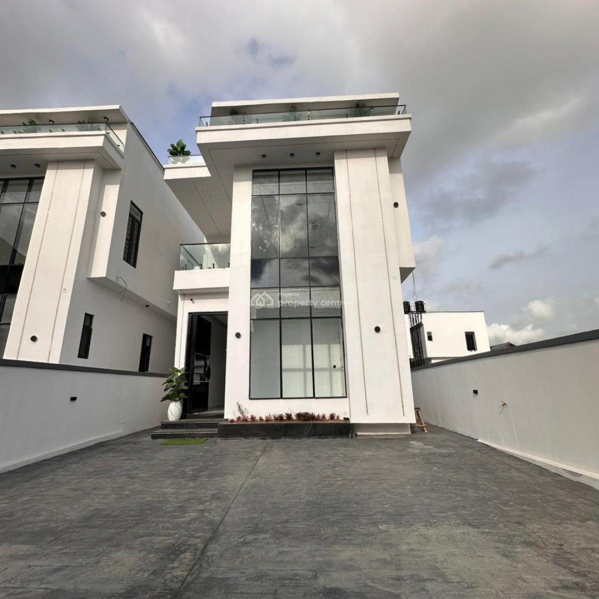 Luxuriously Finished 5 Bedroom Fully Detached Duplex with  Pool & Bq, Chevron Toll Gate, Orchid Road, Lekki, Lagos, Detached Duplex for Sale