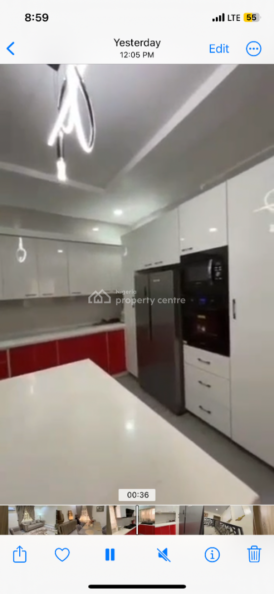 Luxurious 4bedroom En Suite Fully Furnished Duplex, Guzape Main, Around Coza, Guzape District, Abuja, Detached Duplex for Sale