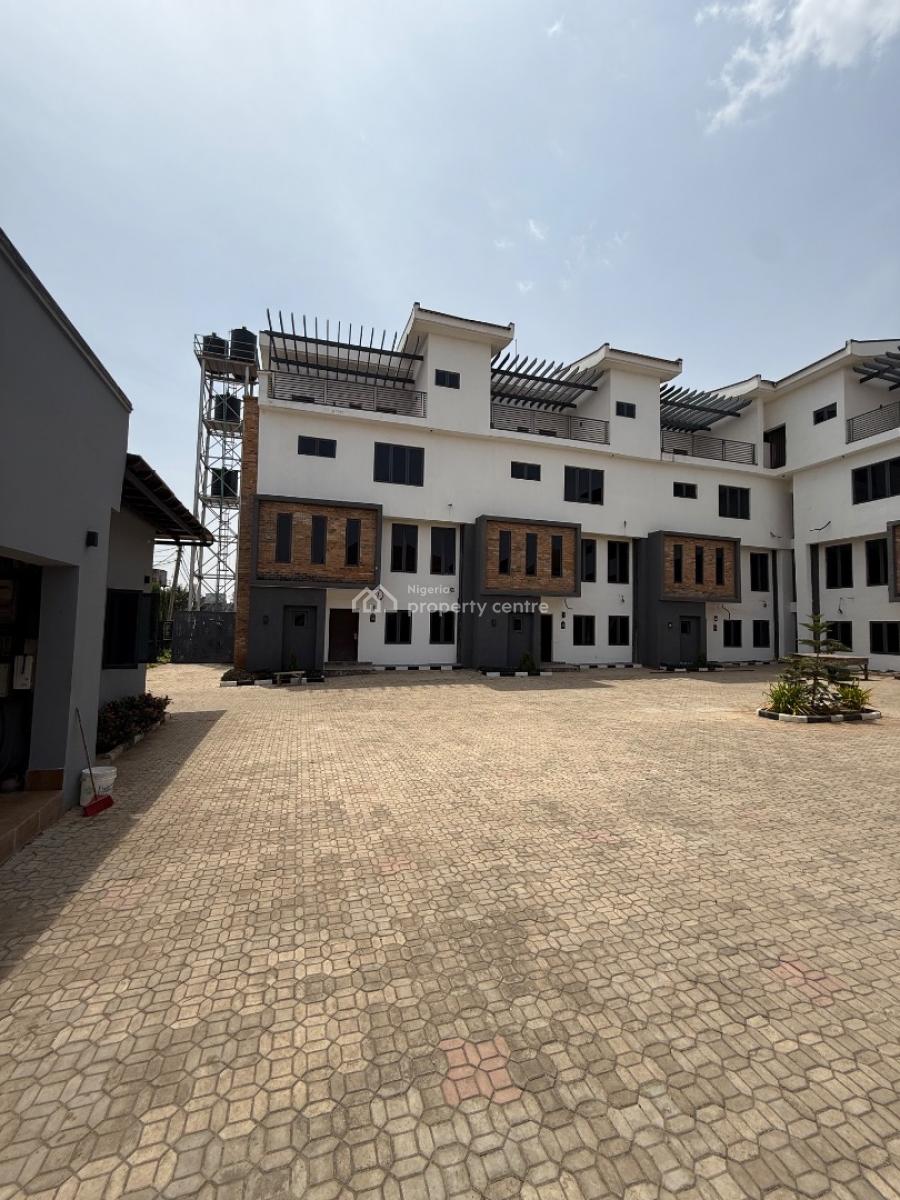 a Standard Estate Environment with Clean Family Dwelling, Close to Embassy of Ukraine, Jabi, Abuja, Terraced Duplex for Sale