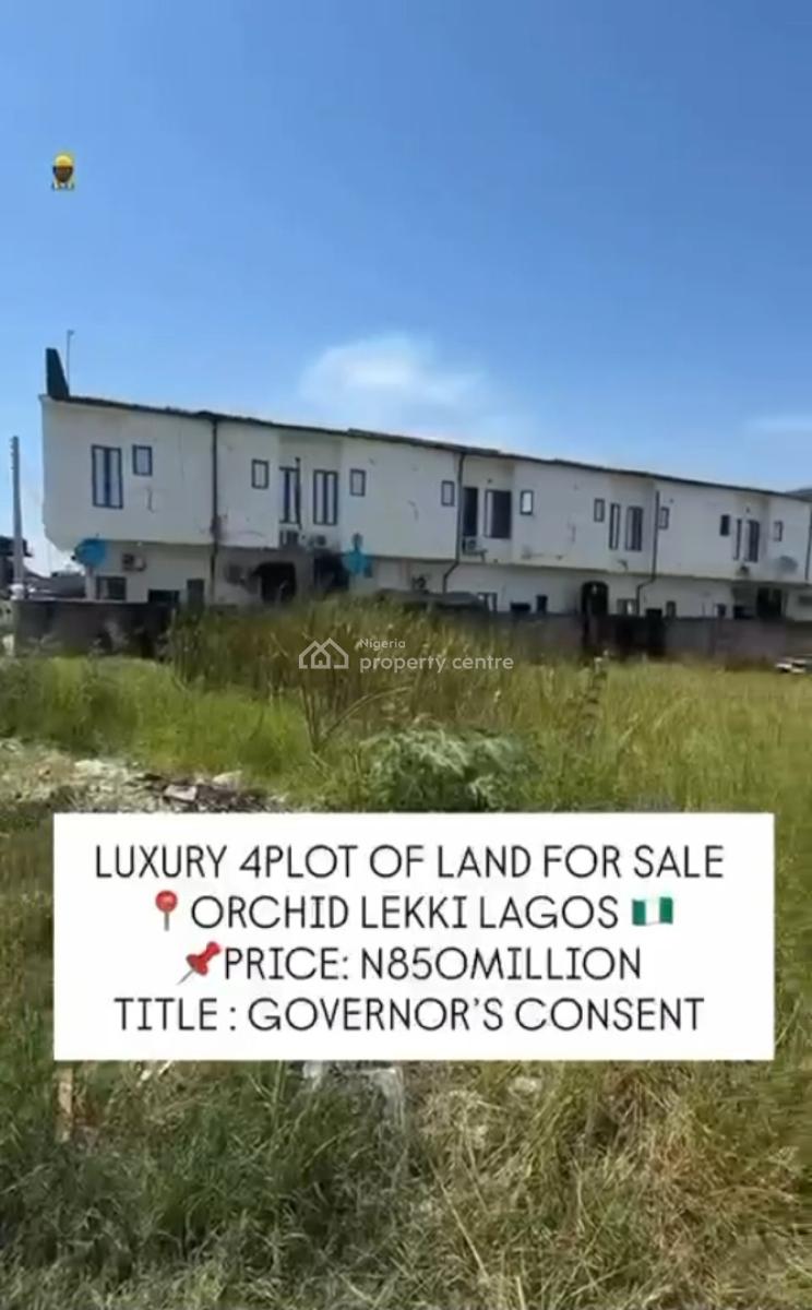 Discounted Orchid 4plots of Governors Consent Land, Orchid, Lekki, Lagos, Land for Sale