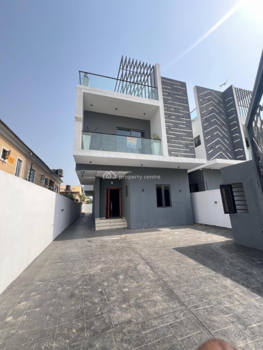 Spacious 5 Bedroom Fully Detached Duplex with Bq & Private Pool, Inside The Prestigious Ikota Villa Estate, Ikota, Lekki, Lagos, Detached Duplex for Sale