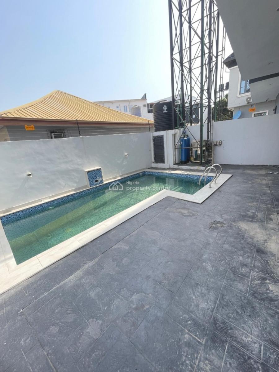 Spacious 5 Bedroom Fully Detached Duplex with Bq & Private Pool, Inside The Prestigious Ikota Villa Estate, Ikota, Lekki, Lagos, Detached Duplex for Sale