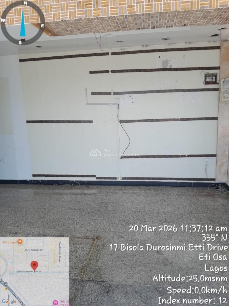 Shop Space Ground Floor Facing Road at Lekki Phase 1, Off Admiralty Way Lekki Phase 1, Lekki Phase 1, Lekki, Lagos, Shop for Rent