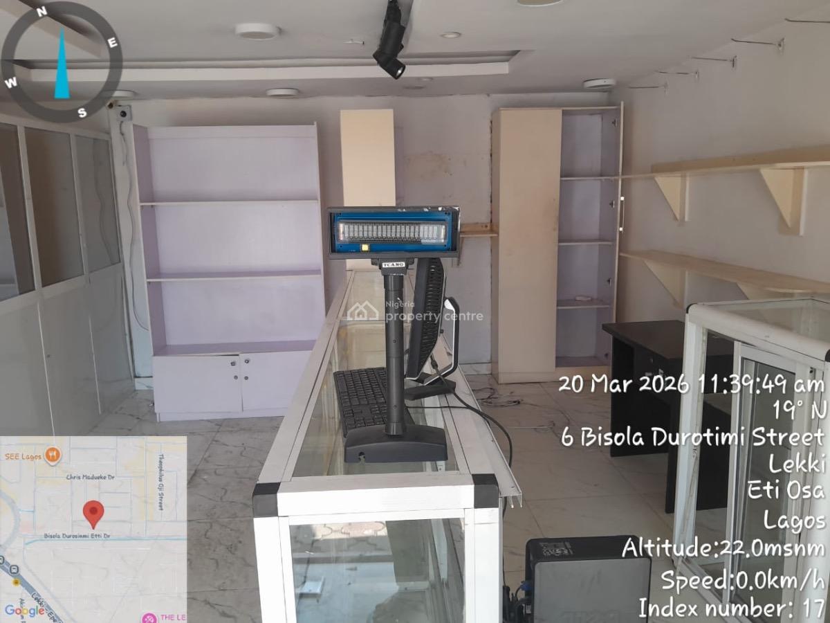 Shop Space Ground Floor Facing The Road at Lekki Phase 1, Off Admiralty Way Lekki Phase 1, Lekki Phase 1, Lekki, Lagos, Shop for Rent