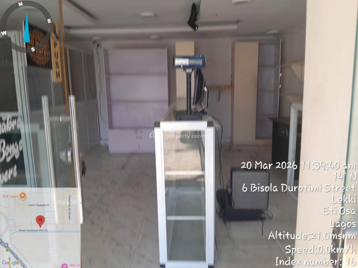 Shop Space Ground Floor Facing The Road at Lekki Phase 1, Off Admiralty Way Lekki Phase 1, Lekki Phase 1, Lekki, Lagos, Shop for Rent