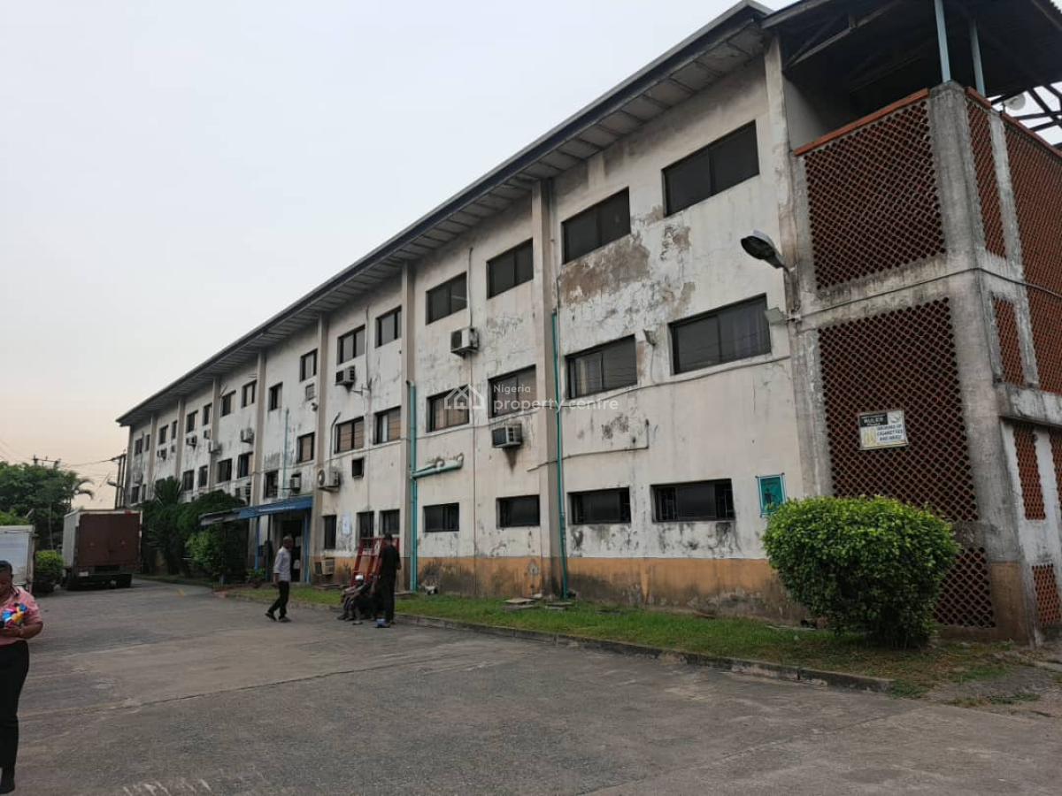 an Industrial Factory and Warehouse with Lot of Administrative Offices, Ogba Industrial, Ogba, Ikeja, Lagos, Factory for Sale