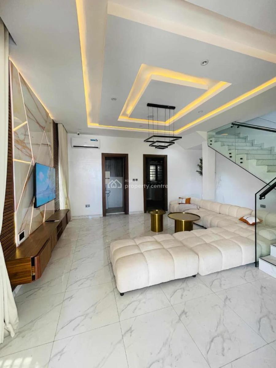 Modern 4 Bedroom Luxury Home in a Very Serene Neighborhood, Chevron, Lekki, Lagos, Terraced Duplex for Sale
