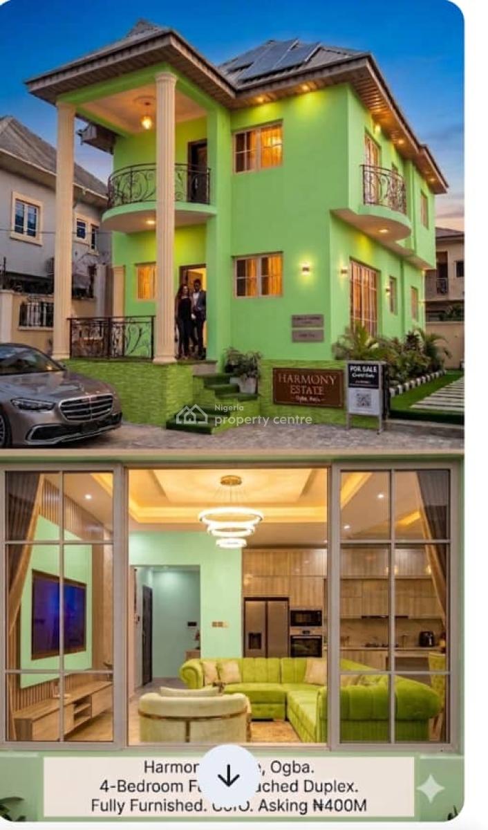 Luxury 4bedroom, Ogba, Ikeja, Lagos, Detached Duplex for Sale