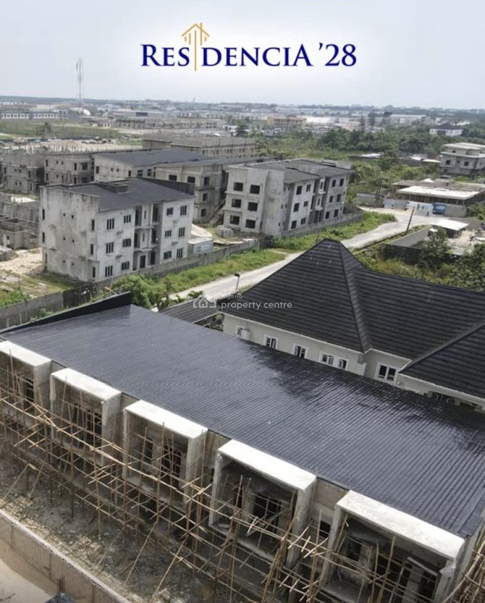 Standard 3 Bedroom Terraced Duplex with Bq in a Developed Environment, Resident 28 Abraham Adesanya, Ajah, Lagos, Terraced Duplex for Sale