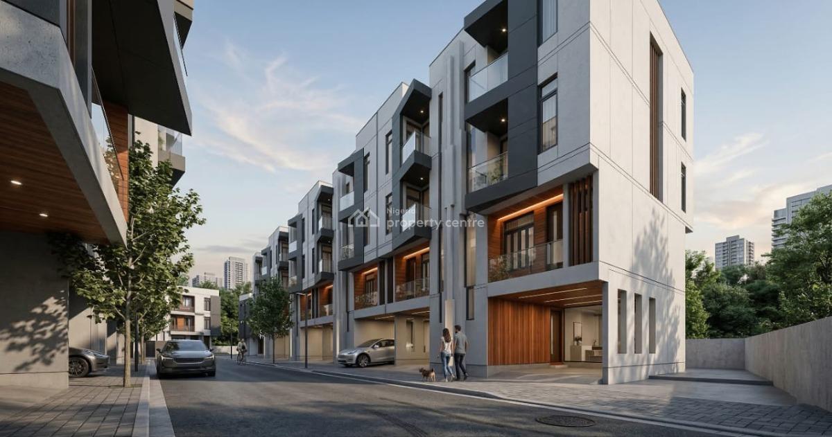 Special Offplan 4 Bed Terrace Duplex + Bq +gym & Pool, Akora Estate, Adeniyi Jones, Ikeja, Lagos, Terraced Duplex for Sale