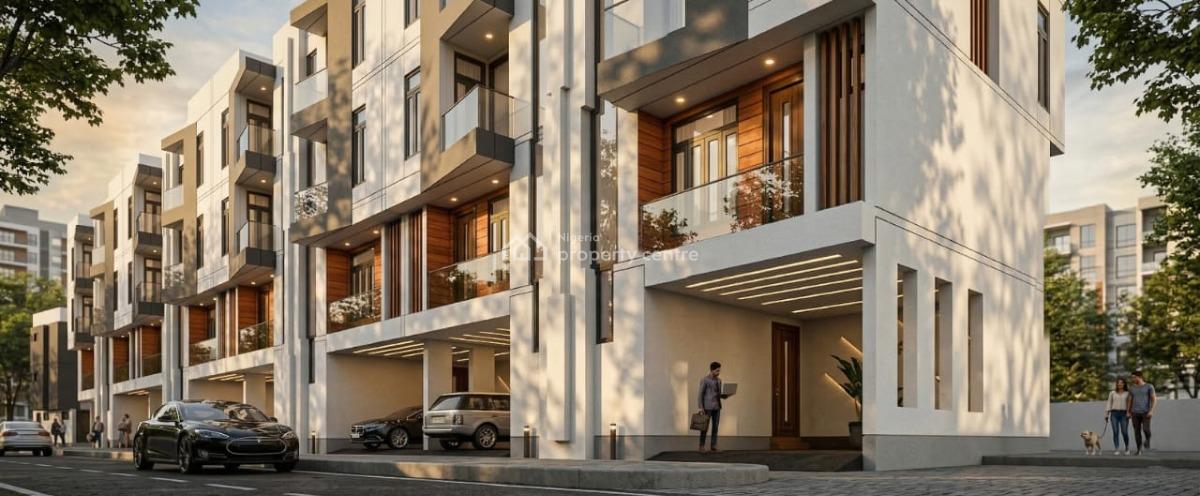 Special Offplan 4 Bed Terrace Duplex + Bq +gym & Pool, Akora Estate, Adeniyi Jones, Ikeja, Lagos, Terraced Duplex for Sale