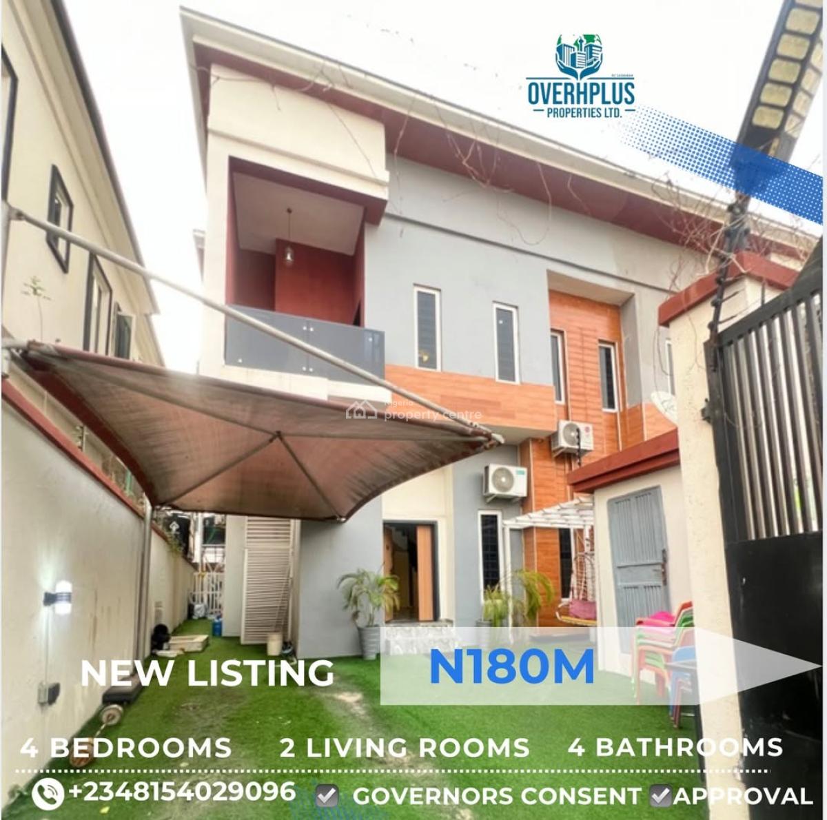 4 Bedroom Semi Detached Duplex with Bq, Orchid Hotel Road ,lekki Lagos, Lekki, Lagos, Semi-detached Duplex for Rent