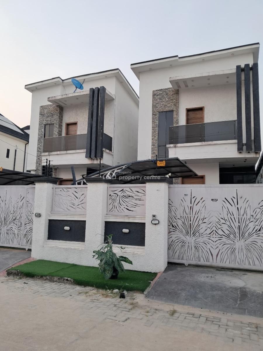 Affordable New 4-bedroom Detached Duplex with Swimming + Bq., Ikota, Ikota, Lekki, Lagos, Detached Duplex for Sale