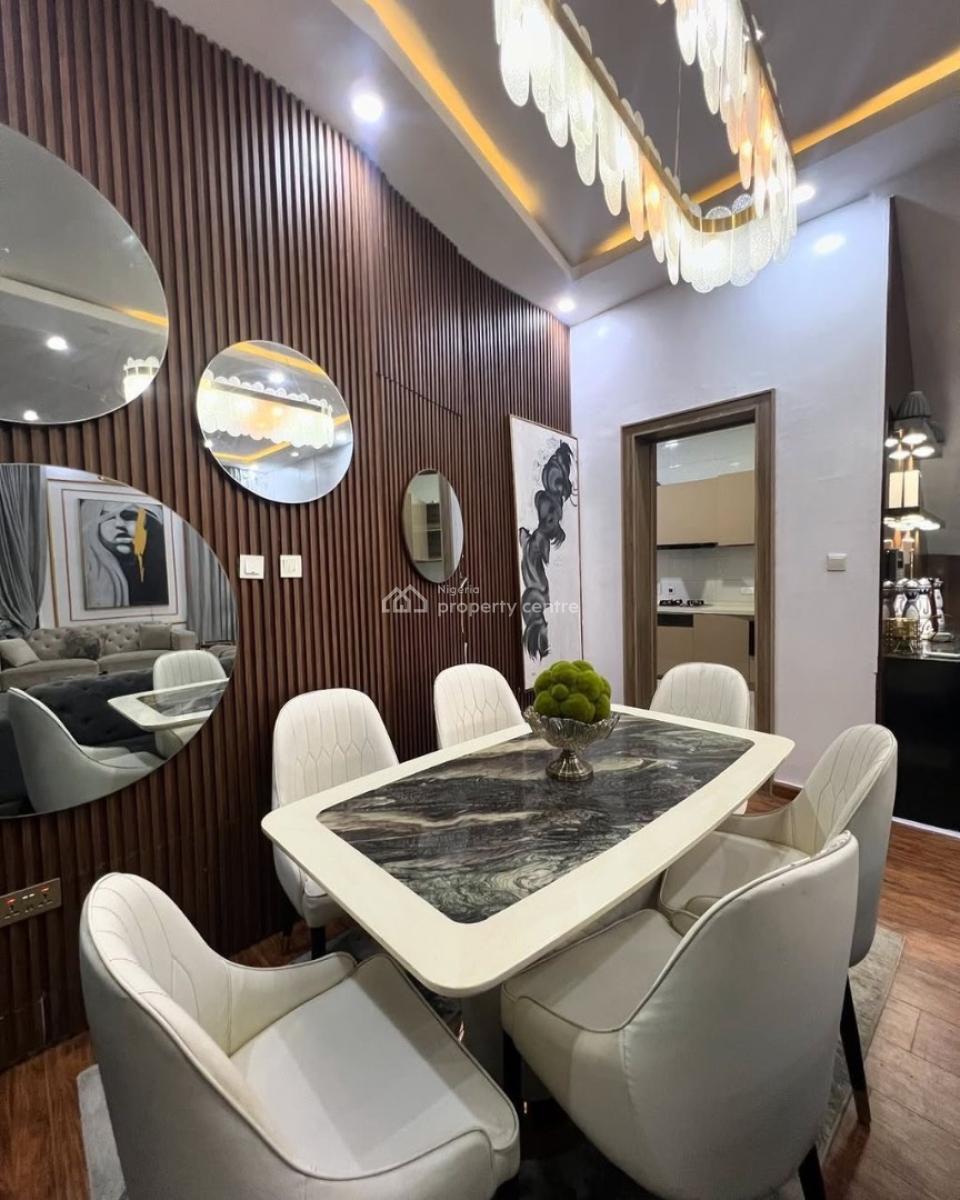 Fully Furnished Beautiful Built 4 Bedroom Semi Detached Duplex, Chevron, Lekki, Lekki, Lagos, Semi-detached Duplex for Rent