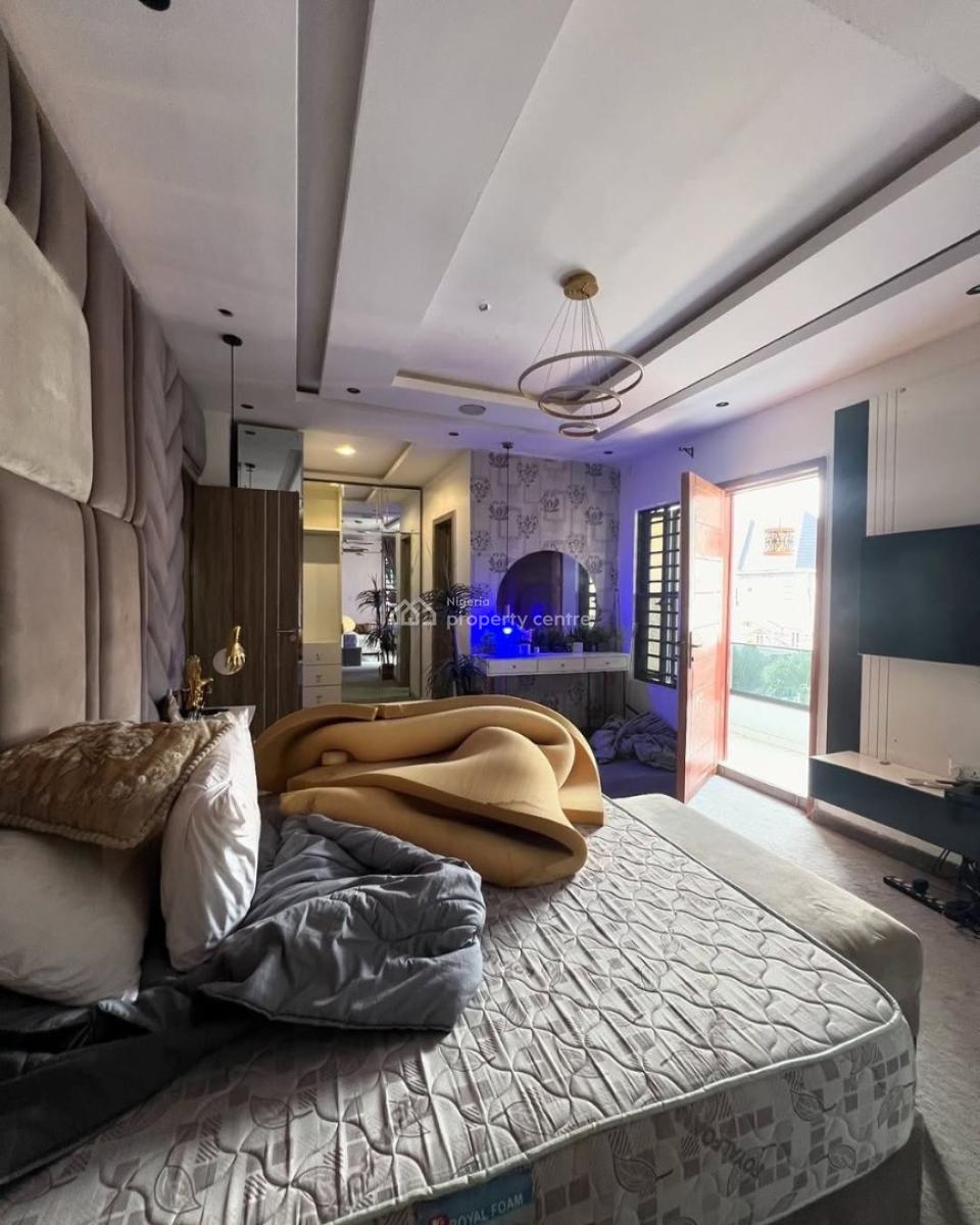 Fully Furnished Beautiful Built 4 Bedroom Semi Detached Duplex, Chevron, Lekki, Lekki, Lagos, Semi-detached Duplex for Rent