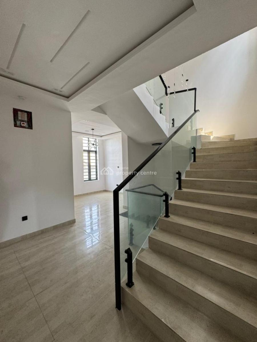 Brand New & Fully Serviced 5-bedroom Detached Duplex with a Room Bq., Lekki Phase 1, Lekki, Lagos, Detached Duplex for Rent