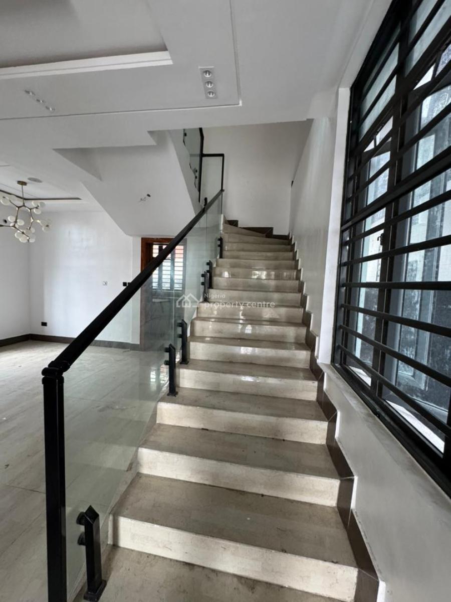 Brand New & Fully Serviced 5-bedroom Detached Duplex with a Room Bq., Lekki Phase 1, Lekki, Lagos, Detached Duplex for Rent